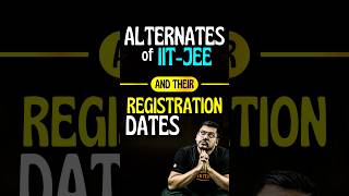 Alternate exams of JEE  Registration Dates😍✅jee jee2025 btech engineeringentranceexam [upl. by Drucie621]