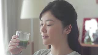 山本漢方製薬 大麦若葉TVCM 「お母さんからの大麦若葉篇」 [upl. by Branch]