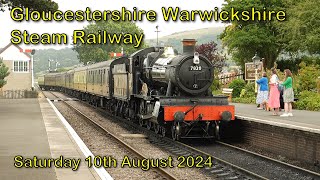 Gloucestershire Warwickshire Steam Railway Saturday 10th August 2024 [upl. by Paviour]