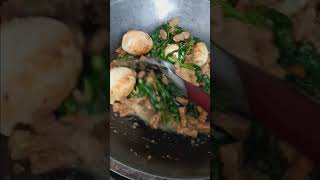 Masak tumis kangkung campur tempe telur masak masakanrumahan youtubeshorts [upl. by Pepito]