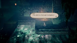 Octopath Traveler Fighting in the Sewers Cyrus the Scholar  NINTENDO SWITCH EXCLUSIVE RPG [upl. by Daryn694]