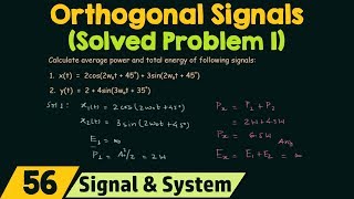 Orthogonal Signals Solved Problems 1 [upl. by Mcevoy]