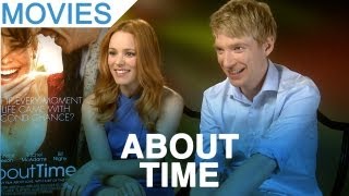 About Time Rachel McAdams amp Domhnall Gleeson interview [upl. by Llatsyrk]