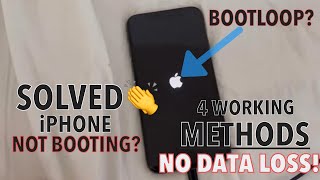 iPHONE How To Fix iPhone Flashing Apple Logo OnOff  Boot Loop Error  No Data Loss✔️ [upl. by Lucais]