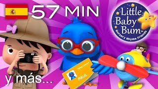 Canciones divertidas para niños  ¡57 minutos de canciones infantiles de LittleBabyBum [upl. by Ayor944]