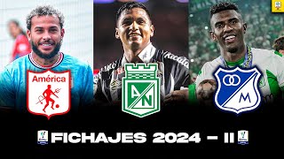 🔥FICHAJES Y SALIDAS LIGA BETPLAY 2024  II Fichajes Nacional  América  Millonarios  Junior  Cali [upl. by Hniv]