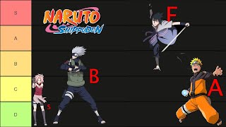 NARUTO SHIPPUDEN TIER LIST Every Character Ranked [upl. by Yuille]