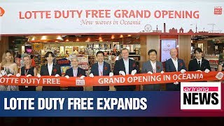 Lotte Duty Free makes inroads into Australian New Zealand markets [upl. by Nednyl580]