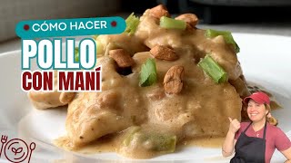 Cómo hacer POLLO con Mantequilla de MANÍ en 3 pasos [upl. by Asyen552]