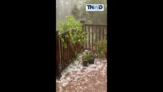 Haildump in Massachussets on Monday [upl. by Inez]