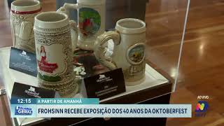 Frohsinn recebe exposição dos 40 anos da Oktoberfest [upl. by Pruter979]