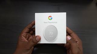 Google Nest Thermostat Unboxing Snow [upl. by Celinka731]