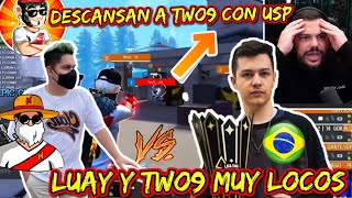 TWO9 vs LUAY y MEGO😱DESCANSAN CON USP a TWO9 DE BRASIL Y ZELIKA NO PUEDE CREERLO [upl. by Necila]