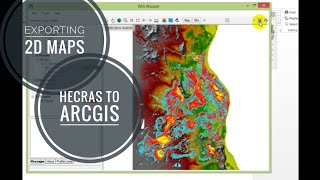 exporting 2D maps from hecras to arcgis [upl. by Mellisa]