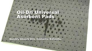 Universal Absorbent Pads [upl. by Aryt]