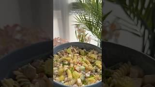 Pasta salad  recipe in comments pasta salad chickensalad easyrecipes [upl. by Malo646]