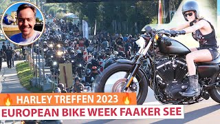 Harley Davidson Treffen 2023  European Bike Week [upl. by Yellehs]