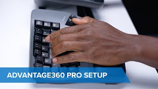 Setting up your new Advantage360 Professional Bluetooth split ergonomic keyboard with the ZMK Engine [upl. by Toinette]