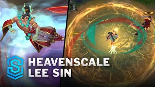 Heavenscale Lee Sin Skin Spotlight  PreRelease  PBE Preview  League of Legends [upl. by Madai]