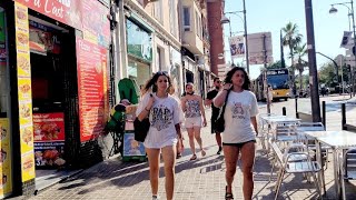 4K Walking Tour  Badalona Afternoon July 2022 Barcelona Spain 4K UHD [upl. by Chris]