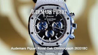 Audemars Piguet Royal Oak 41 Frosted White Gold 26331BCGG1224BC03  Eleven Eleven NY 1111NY [upl. by Tallia633]