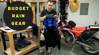 Budget Motorcycle Rain Gear Review [upl. by Eelahs]