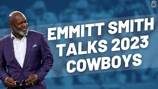 Emmitt Smith on the 2023 Dallas Cowboys  Dallas Cowboys Legend  Blogging the Boys [upl. by Katerina]