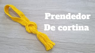 Prendedor de cortina em crochê com tassel crocheparainiciante [upl. by Noraa795]