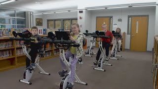 Tunkhannock school combines reading and exercise [upl. by Guild73]