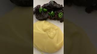 Blutwurst gebratenApfel gewürfelt und Kartoffelbrei food youtubeshorts [upl. by Spearing]