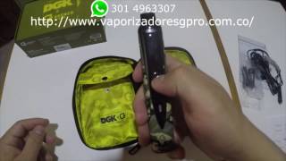 Vaporizador Herbal G Pro Grenco Science DGK Tutorial [upl. by Heyman854]