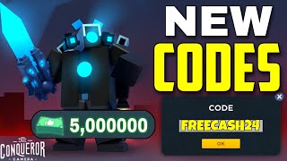 NEW ALL WORKING CODES FOR CAM CONQUEROR IN MARCH 2024 ROBLOX CAM CONQUEROR CODES [upl. by Siger499]