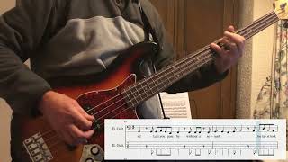 Bass Cover Hunters amp Collectors Turn a Blind Eye Live with tabs [upl. by Rosie]