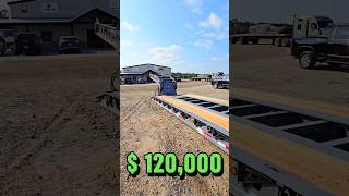 Fontaine Magnitude 55H Gunmetal Gray 55ton Lowboy rgn trailer heavyhaul heavyequipment trucking [upl. by Lemhaj]