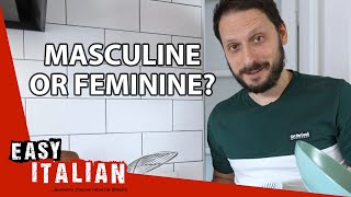 Italian Word Endings Masculine Feminine Singular and Plural  Super Easy Italian 26 [upl. by Euginomod]