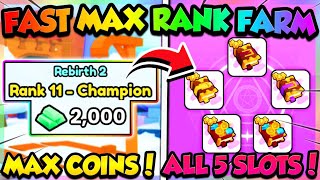 HOW TO GET 🏆MAX RANK amp 📚ALL 5 ENCHANTS FAST in PET SIMULATOR 99 Roblox [upl. by Cottle414]