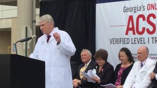 Dr Joe Sam Robinson Speaking at the Navicent Health Press Conference [upl. by Ralyt]