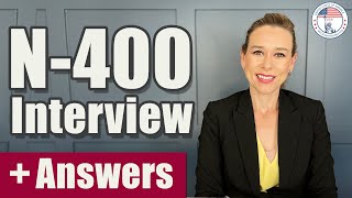 US Citizenship Interview  N400 Naturalization Interview Simulated Interview Questions amp Answers 5 [upl. by Cosimo]