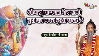 श्रीमद् भागवत वेद रूपी वृक्ष का पका हुआ फल है  Shri Riteshwar Ji Maharaj  Anmol pravachan [upl. by Falito]