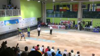 BOCCE European Championship 2014 KOPER Slovenija borcnik rogero x11 [upl. by Etteniuq]