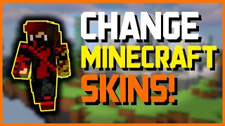 How to Change Your Minecraft Skin  Skindex  2020 [upl. by Lennod]