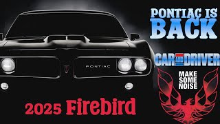 2025 Pontiac Firebird Comeback Teaser What We Know About the Return of Iconic Muscle Car [upl. by Andrel]