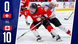 🇨🇭SWITZERLAND vs CANADA🇨🇦  Hlinka Gretzky Cup 2024  Highlights [upl. by Hubble316]