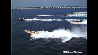 1981 Benihana Grand Prix Pt Pleasant NJ Offshore Powerboat racing [upl. by Alyt]