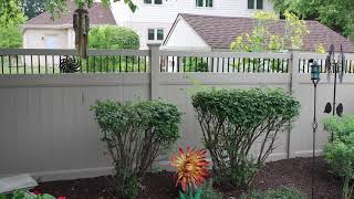 Vinyl Fence Installation in Oswego IL  Illinois Fence Company 1013 [upl. by Amiaj]