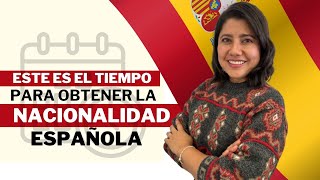 ¿Cuánto tiempo tienes que vivir en España para obtener la nacionalidad [upl. by Ennairej]