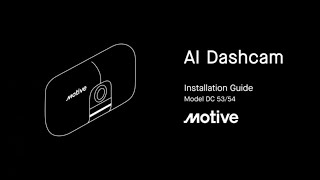 How to install your Motive AI Dashcam [upl. by Jola]