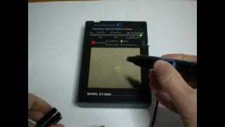 COMPROBADOR DE OROGOLD TESTER GT5000Calibración [upl. by Indihar]