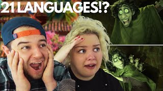 We Dont Talk About Bruno  In 21 Languages From Encanto  COUPLE REACTION VIDEO [upl. by Fleisher118]