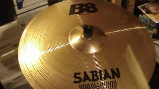 20quot Sabian B8 ride cymbal sound test [upl. by Lachance]